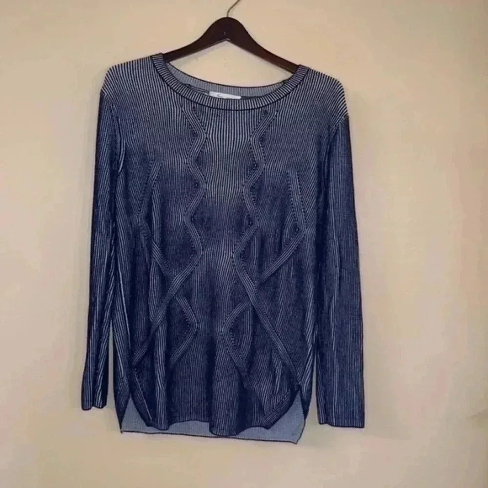 Two by Vince Camuto Blue Sweater Size S